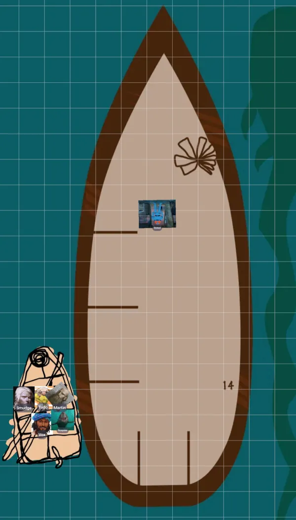 Our heroes abandon ship before it crashes into the ice.