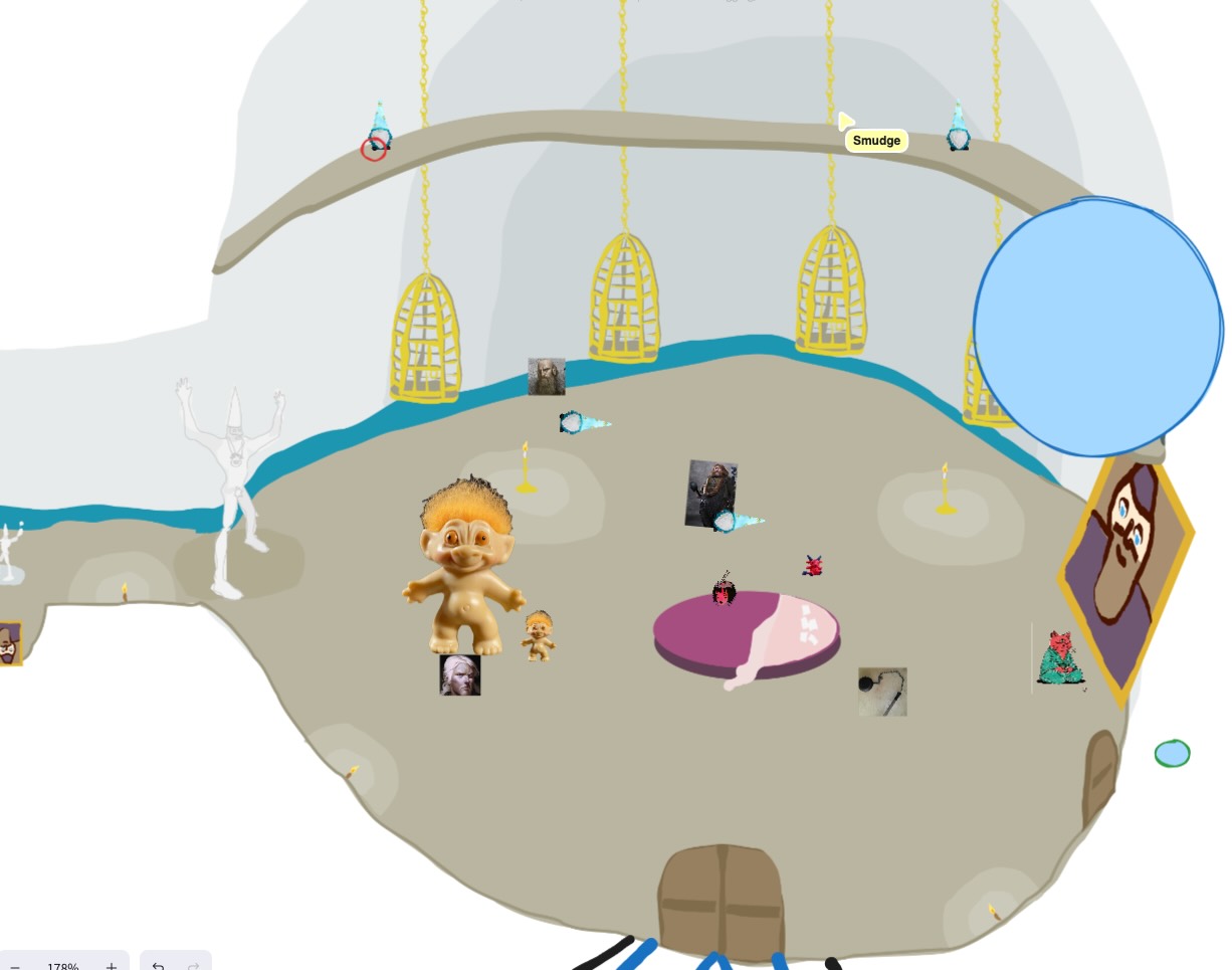 A battle in progress in Shaheduzzaman's lair