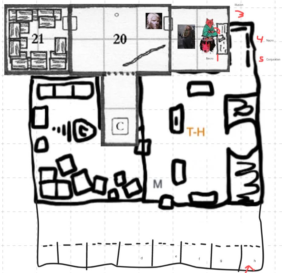 Map of the Stargazer's tower basement