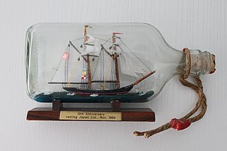 A ship in a bottle
