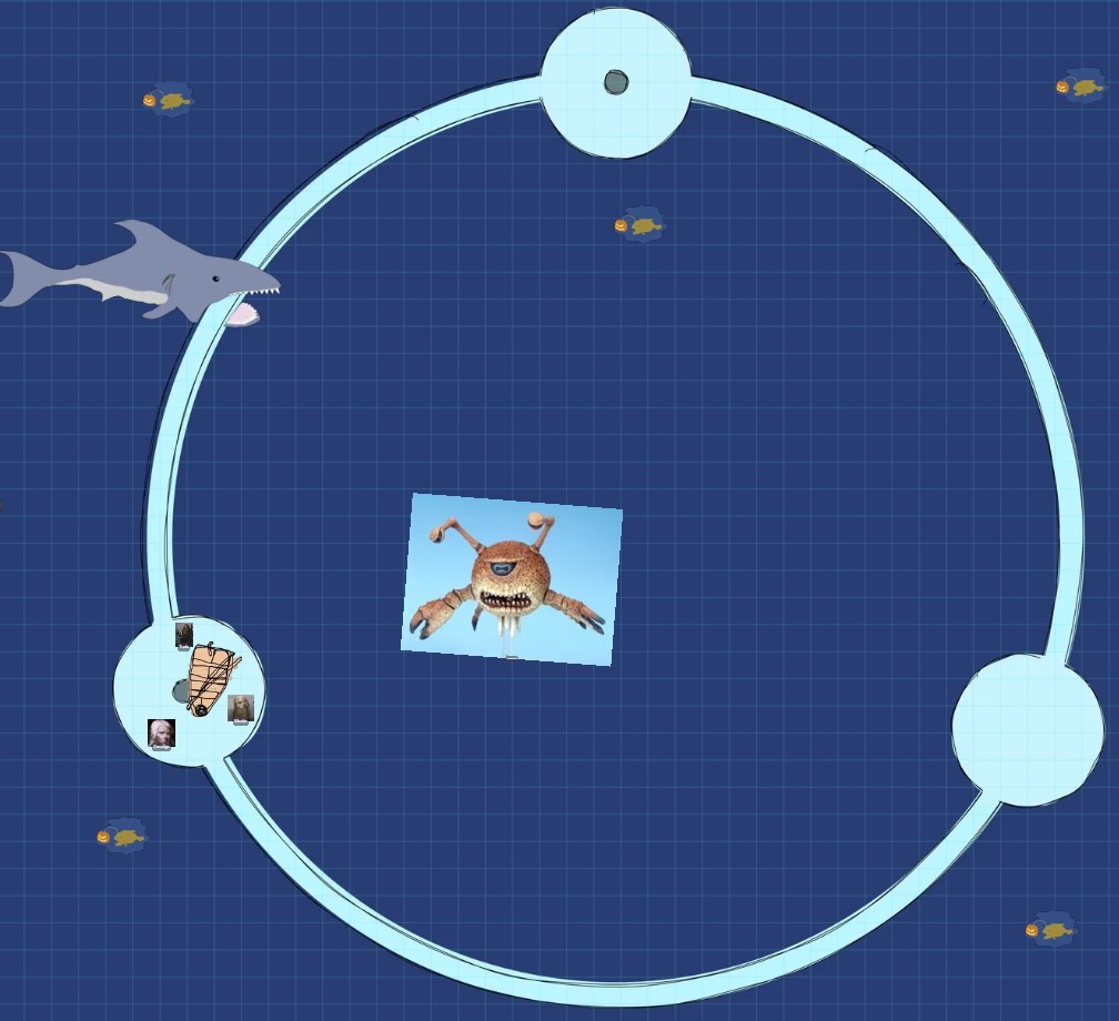 Map of water torus gateway under Shaheduzzaman's waterslide